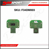 Placa base para adaptadores F34DM004 Siemens, F34DM005 Marelli y F34DM008 Bosch paso 1.27 Dimsport F34DM003 para herramientas de programación.

