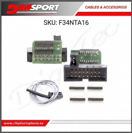 Placa y tiras de 20 pines para denso toyota lexus dimsport f34nta16.