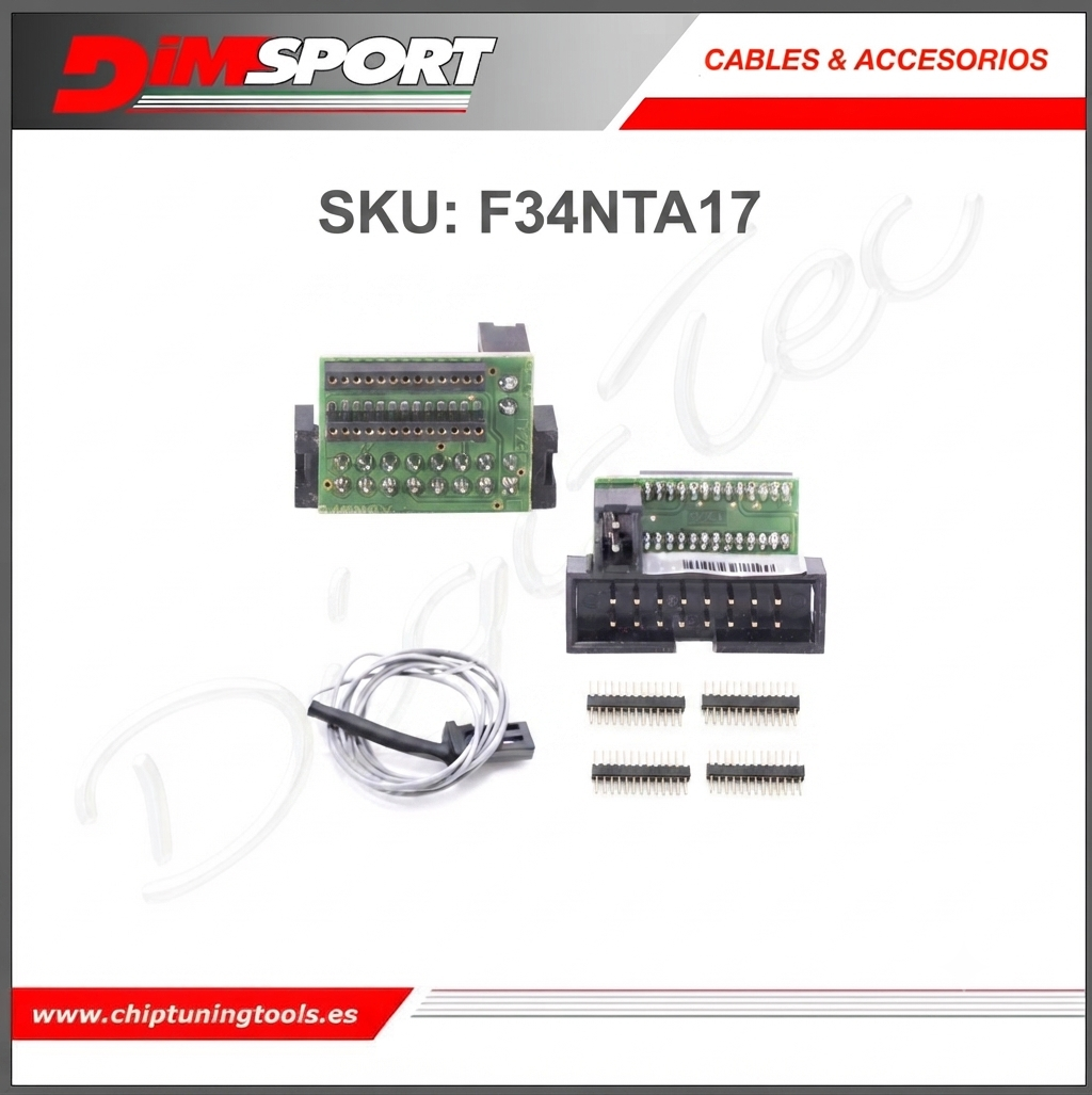 Placa y tiras de 26 pines para denso toyota lexus dimsport f34nta17.