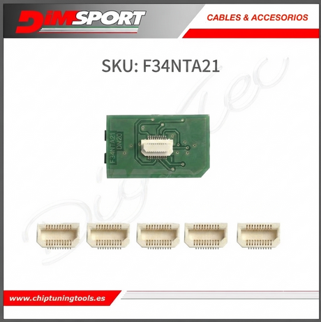 Placa y zocalos de 0.5 mm para denso kubota subaru daihatsu dimsport f34nta21.