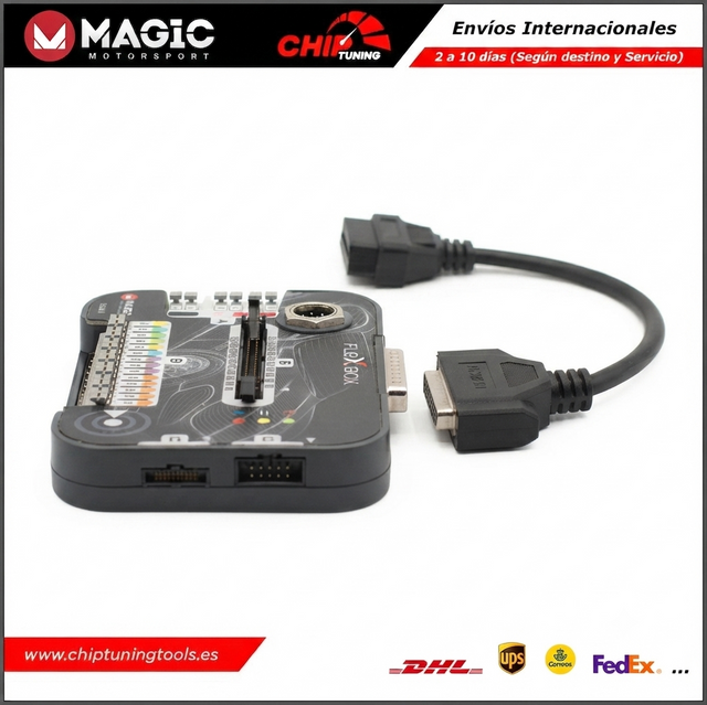 Cable adaptador original FLX2.14 para conexión FLEXBox de OBD hembra a HDB 44 pines.