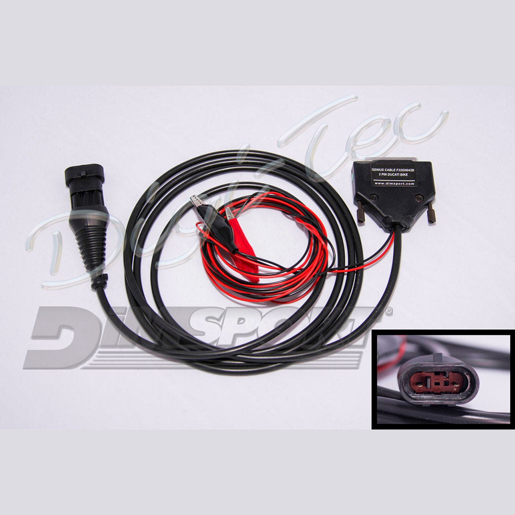 Cable de diagnóstico de 3 pines para Ducati / Piaggio / Vespa  F32GN042B