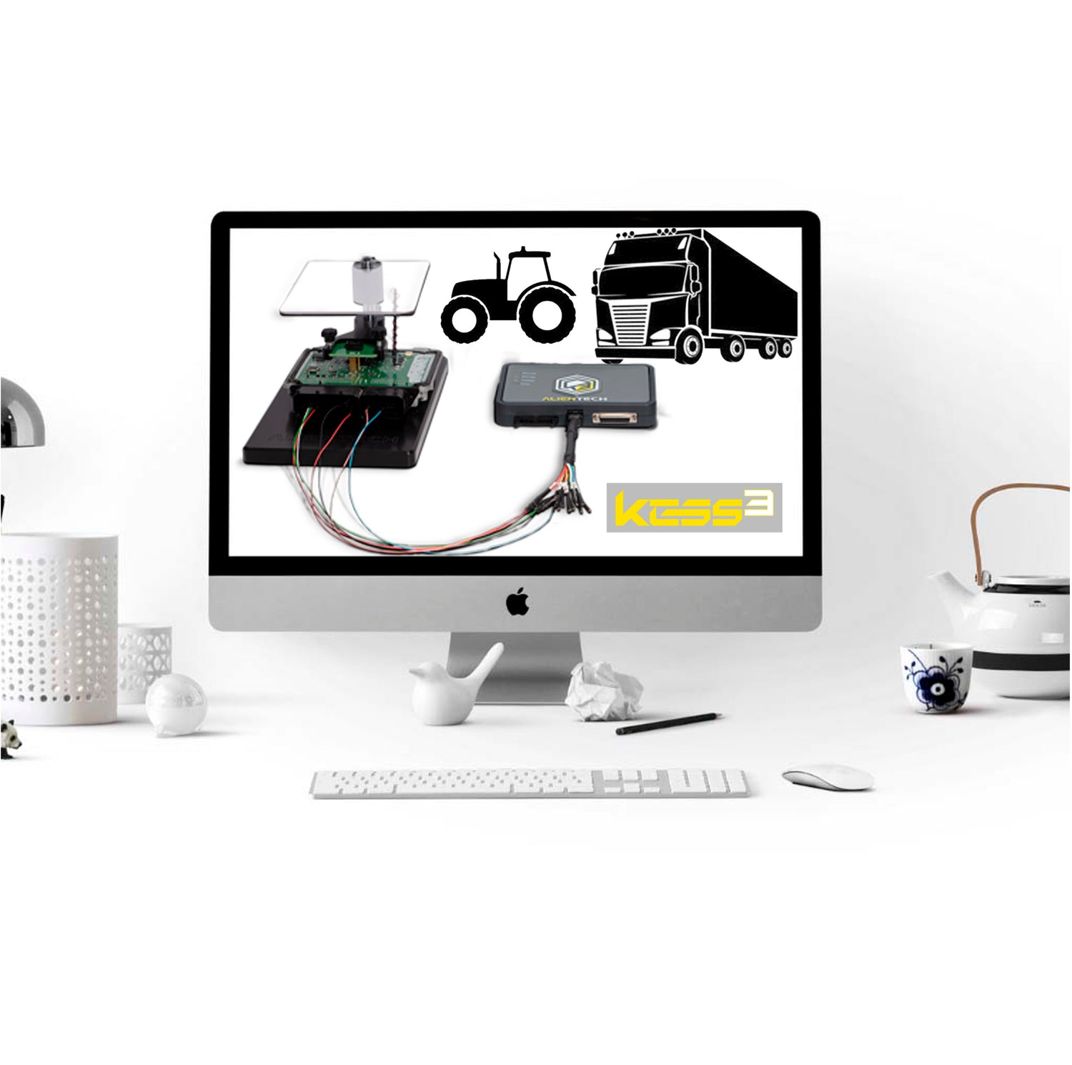 activación de protocolos Bench y Boot para camiones, tractores, maquinaria con la Kess3 master de alientech