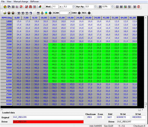 mapas software ecm titanium Alientech